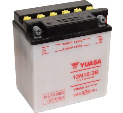 12N10-3B Yuasa Motorcycle Battery