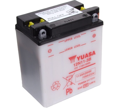 12N11-3B Yuasa Motorcycle Battery