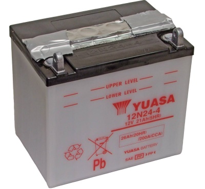 12N24-4 Yuasa Motorcycle Battery