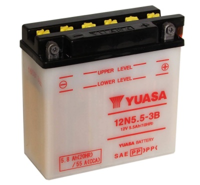 12N5.5-3B Yuasa Motorbike Battery
