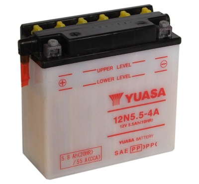 Yuasa 12N5.5-4A Motorcycle Battery