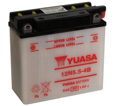 12N5.5-4B Yuasa Motorcycle Battery