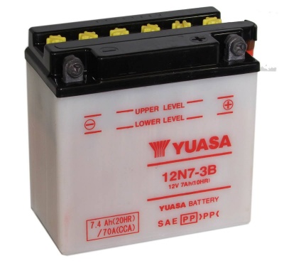 12N7-3B Yuasa Motorcycle Battery