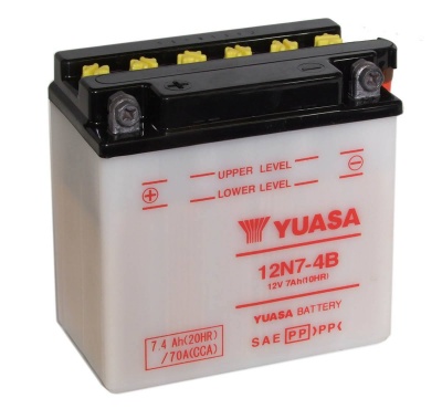 12N7-4B Yuasa Motorcycle Battery 12v