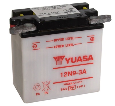 Yuasa 12N9-3A Motorcycle Battery