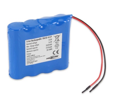 Ansmann Industrial 4S1P 14.8V 2600mAh In-Line Rechargeable Li-ion Battery Pack