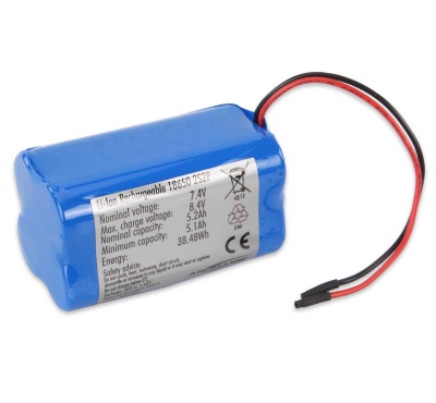 Ansmann Industrial 2S2P 7.4V 5200mAh Block Rechargeable Li-ion Battery Pack