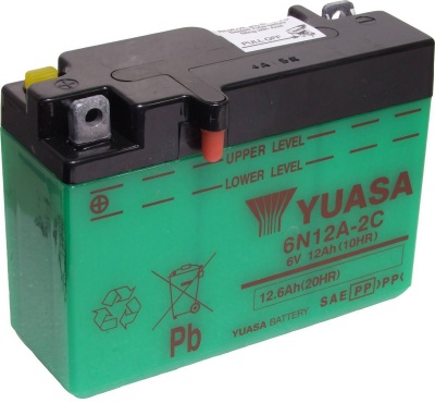 Yuasa 6N12A-2C 6V Motorcycle Battery