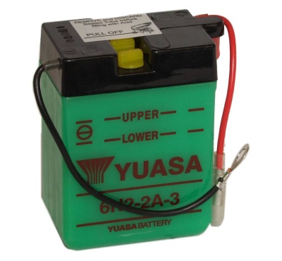 Yuasa 6N2-2A-3 Motorcycle Battery 6 volt