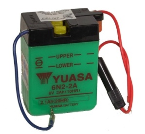 Yuasa 6N2-2A 6V Motorcycle Battery