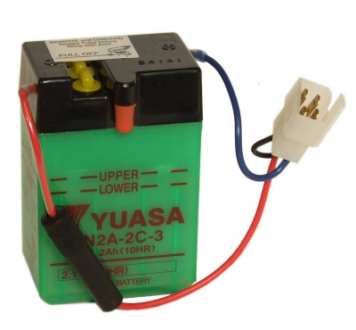 6N2A-2C-3 Yuasa Motorcycle Battery