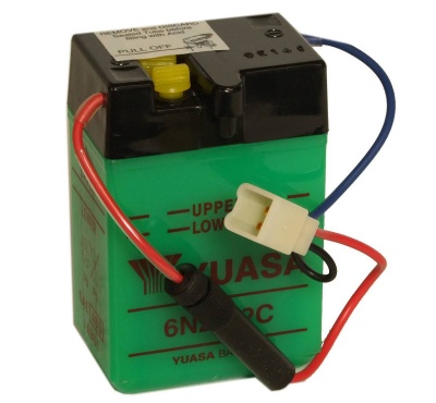 6N2A-2C Yuasa Motorcycle Battery 6v