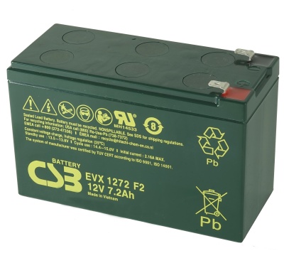 CSB EVX1272 F2  7.2Ah Cyclic Lead Acid Battery