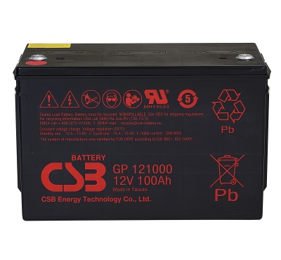 CSB GP121000 12V 100Ah Lead Acid Battery