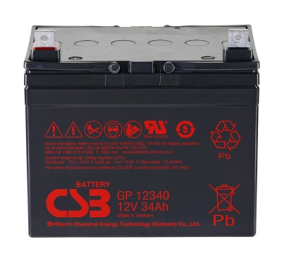 CSB GP12340 12V 34Ah Sealed Lead Acid Battery