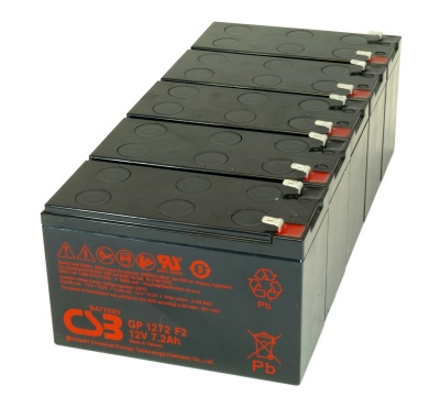 CSB GP1272 F2 Lead Acid Battery Kit - Pack of 5 Batteries