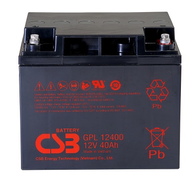 CSB GPL12400 12V 40Ah Sealed Lead Acid Battery
