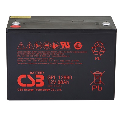 CSB GPL12880 12V 94Ah Lead Acid Battery