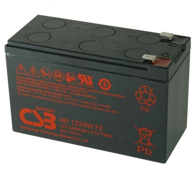 CSB HR1234W 12V 34W Sealed Lead Acid Battery