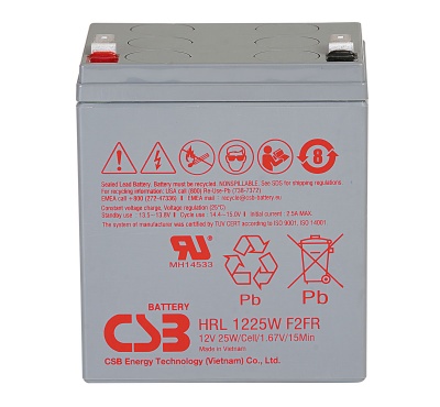 CSB HRL1225W 12V 25W Lead Acid Battery