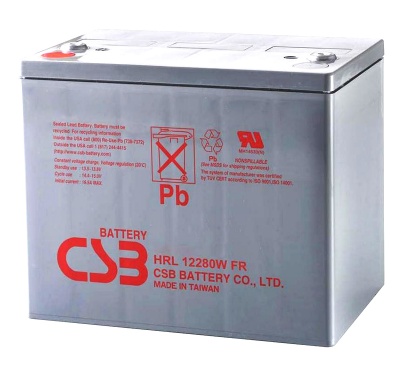 CSB HRL12280W 12V Sealed Lead Acid Battery