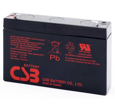 CSB RUM 6290 6V VRLA Lead Acid Battery