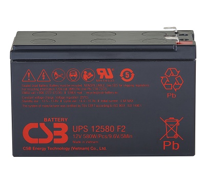 CSB UPS12580 12V 580W Lead Acid Battery
