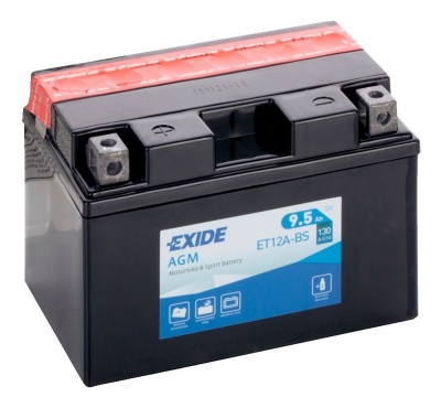 Exide ET12A-BS 12V AGM Motorcycle Battery