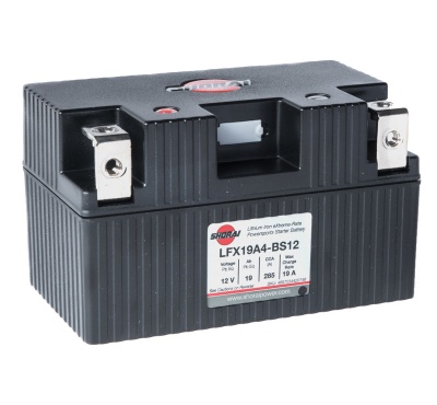 Shorai LFX19A4-BS12 12V 19Ah Lithium Battery