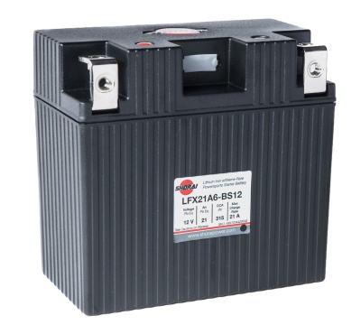 Shorai LFX21A6-BS12  12v 21Ah Lithium Battery