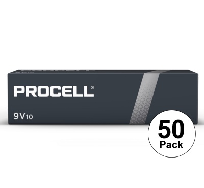 Duracell Procell MN1604 PP3 Bulk Box of 50 Batteries