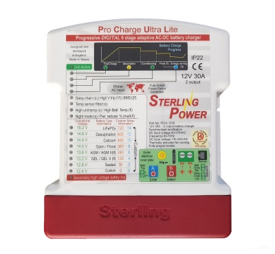 Sterling Power Pro Charge Ultra Lite 12V 30A Charger LPCU1230