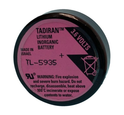 Tadiran TL5935 3.6V Lithium Wafer Cell - Replaces TL5135