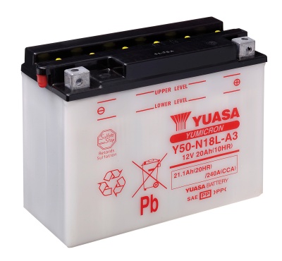Yuasa Y50-N18L-A3 Motorcycle Battery