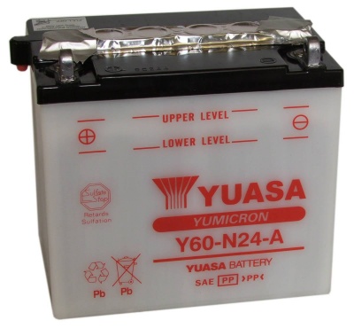 Yuasa Y60-N24-A 12V Motorcycle Battery