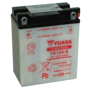 Yuasa YB12A-B 12V Motorcycle Battery