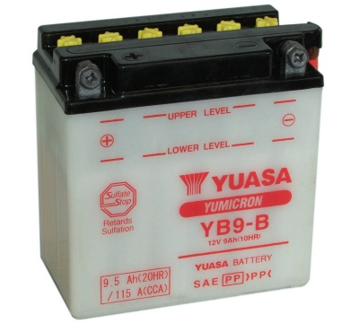 Yuasa YB9-B 12V Motorcycle Battery