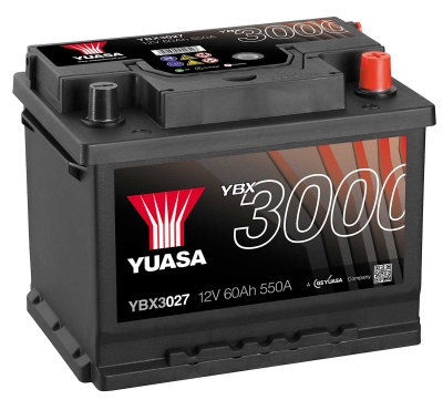 Yuasa YBX3027 12V 60Ah 027 Car Battery