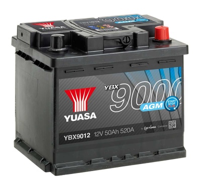 Yuasa YBX9012 AGM 12V 012 Car Battery