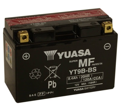 Yuasa YT9B-BS 12V Motorcycle Battery