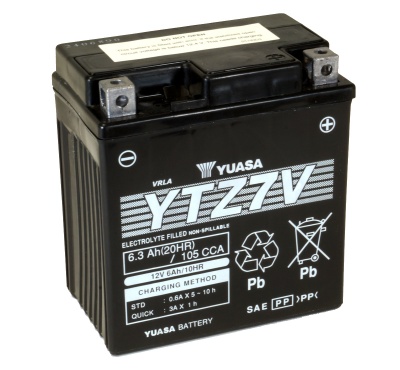 R 2008-2012 Rechargeable YTZ7S High Performance Power Sports Battery Replaces Yamaha 250 YFM25R Raptor 