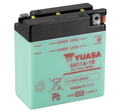 Yuasa 6N11A-1B 6V Motorcycle Battery