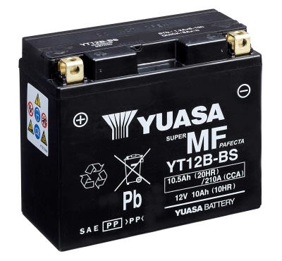 Yuasa YT12B-BS 12V Motorcycle Battery