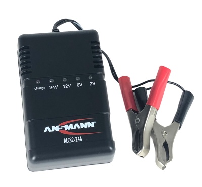 Ansmann ALCS 2-24A 6V 12V 24V Plugtop Charger