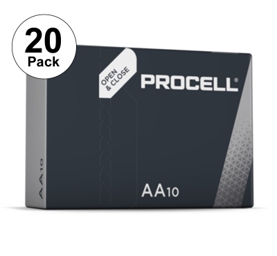 Duracell Procell MN1500 AA Box 20 Alkaline Battery