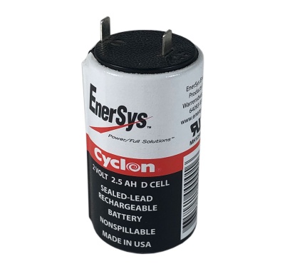 Enersys 0810-0004 Cyclon 2V 2.5Ah D Cell Battery