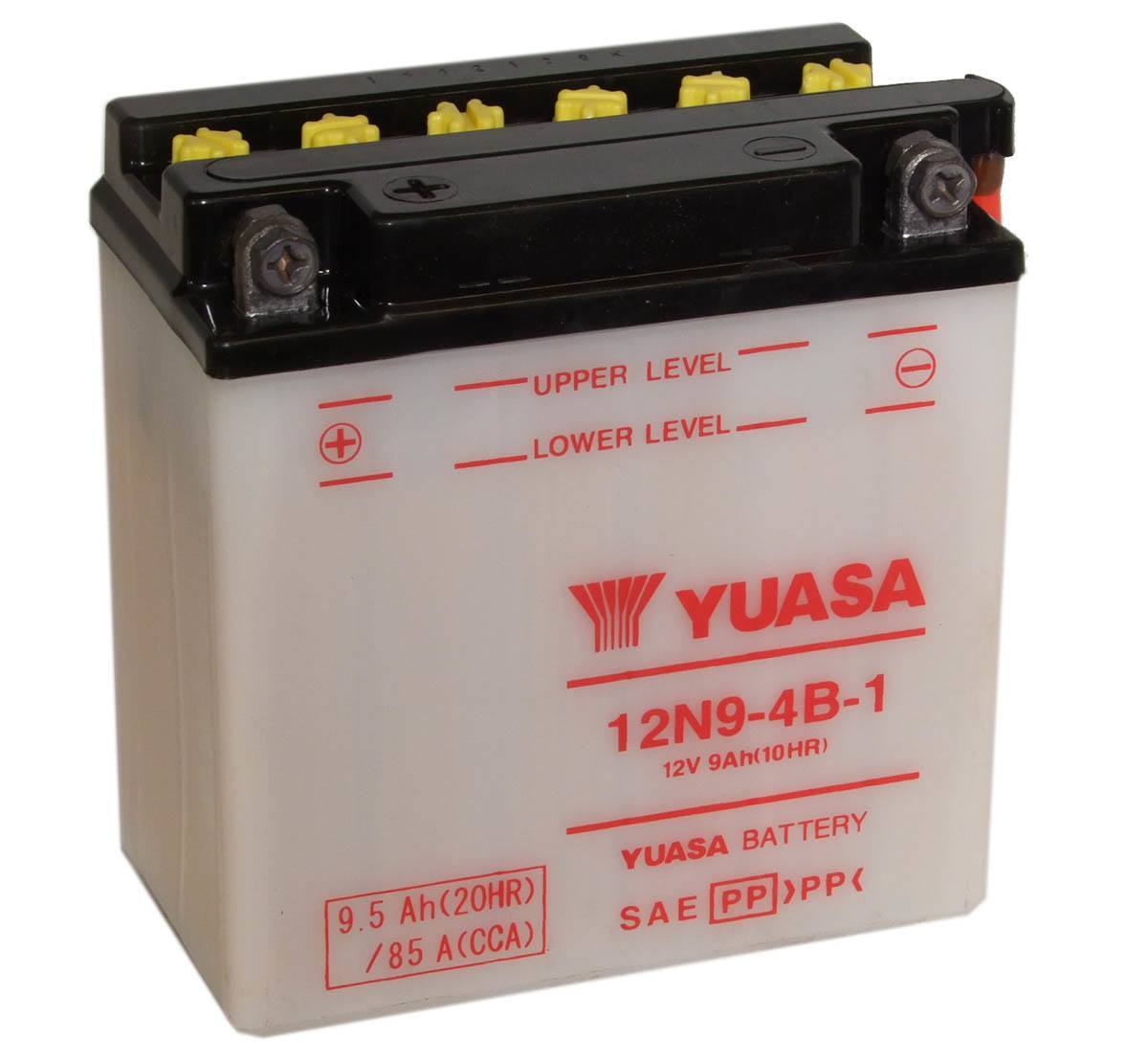 BATTERIE MOTO 12V 9Ah YB9-B / 12N9-4B-1 / 712091 - Batterie Multi Services