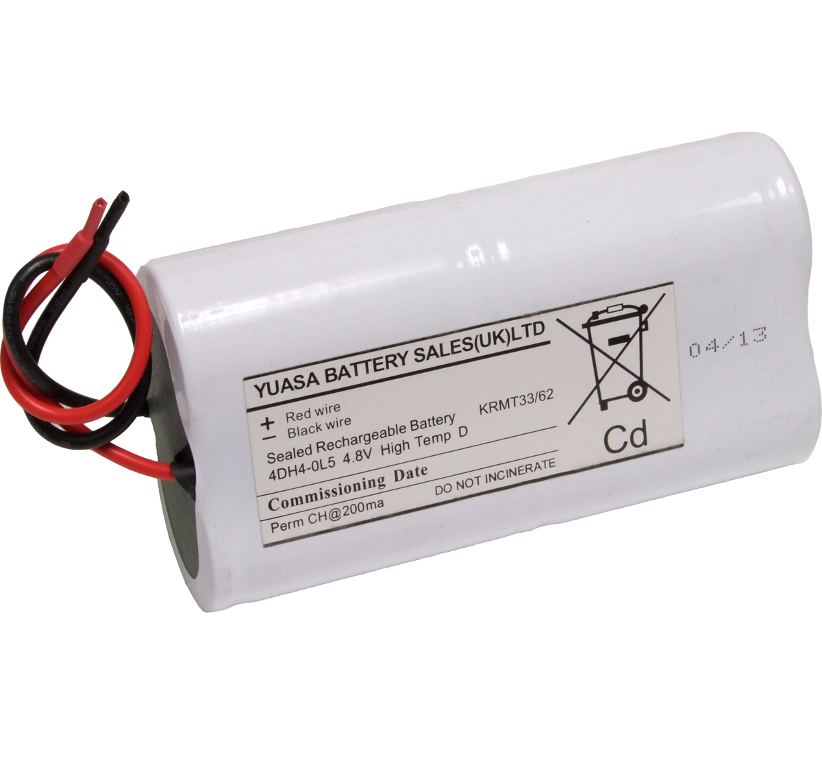 Yuasa 4DH4.0L5 Emergency Lighting Battery