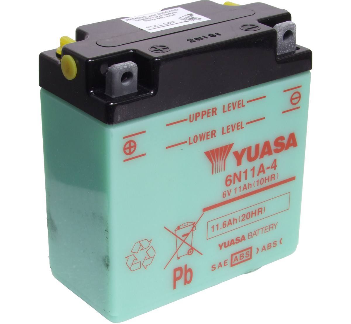 Yuasa 6N11A4 6V Motorcycle Battery Inc Free Delivery MDS Battery