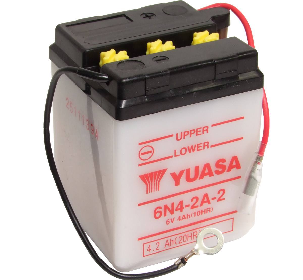 6N4-2A-2 Yuasa Motorcycle Battery